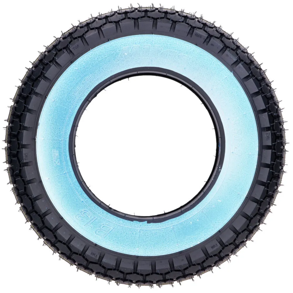 Tires Mitas B13 3.50-8 46J TT whitewall for Vespa 125/1, Tri_2