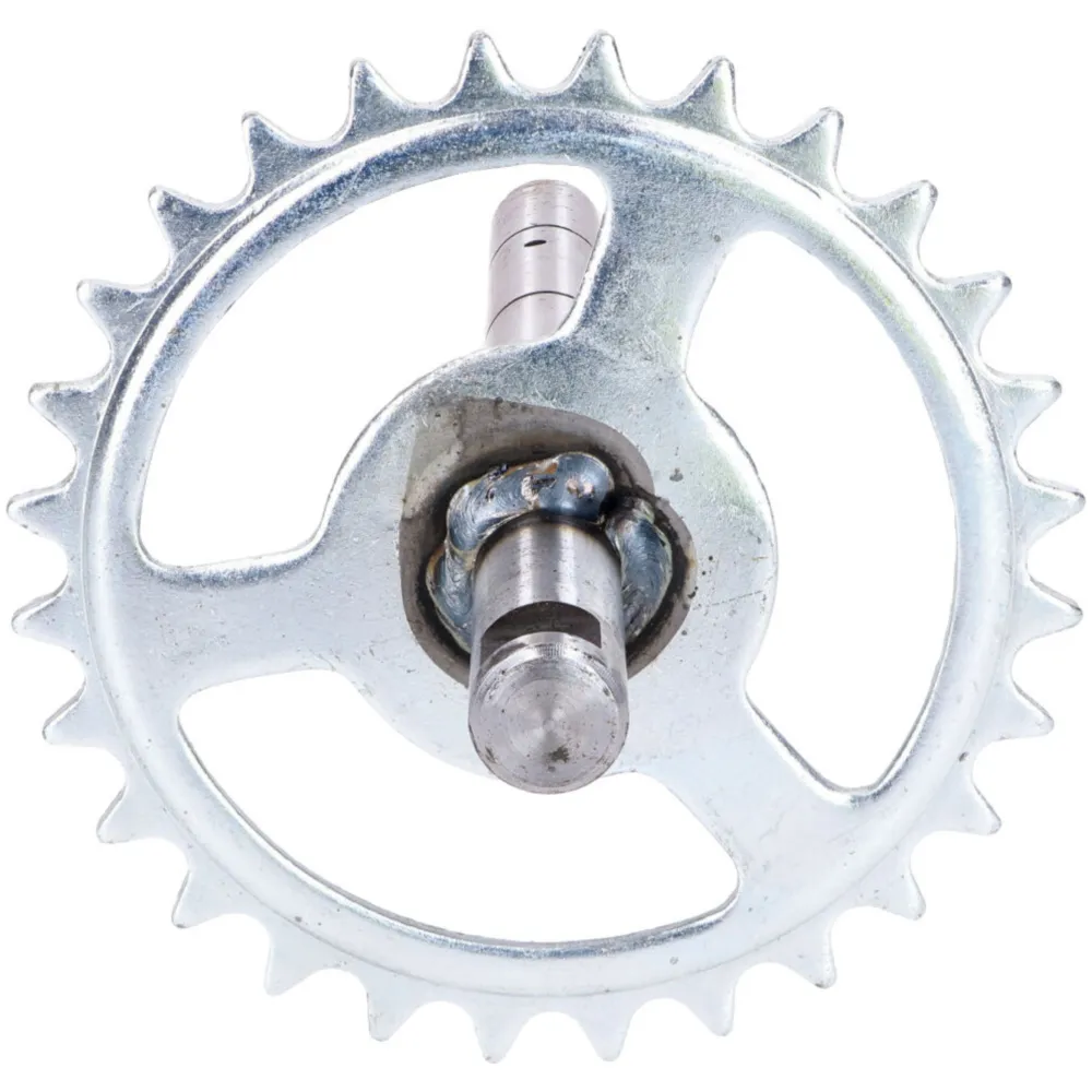 Tretkurbel Achse 28 Zähne 16mm 210mm für Mobylette, MBK 51 M_2