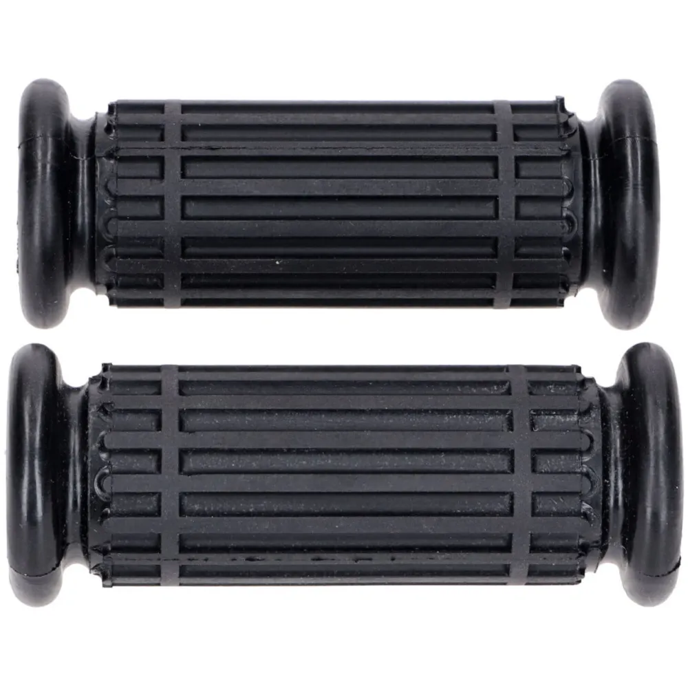 Footrests Drilastic rubber black set (2 pieces) for Zündapp,_2