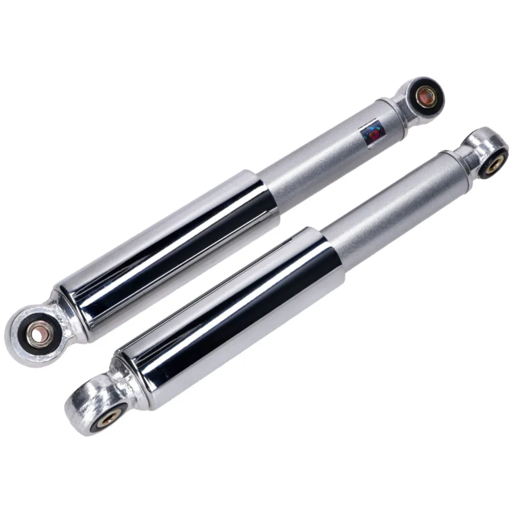 Shock absorber chrome 275mm bushing 8mm for Zündapp, Kreidle_1