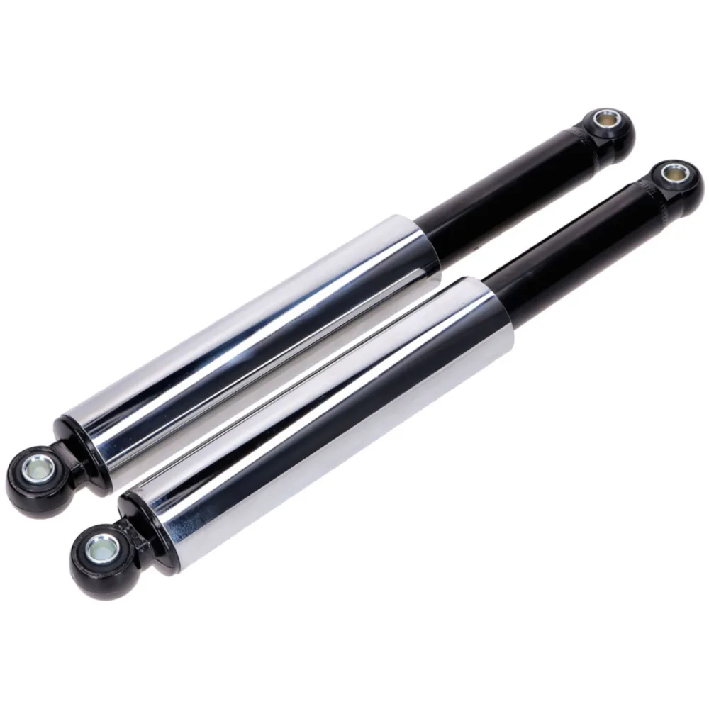 Stoßdämpfer Satz 360mm 10mm chrom/schwarz für Kreidler Flore_1