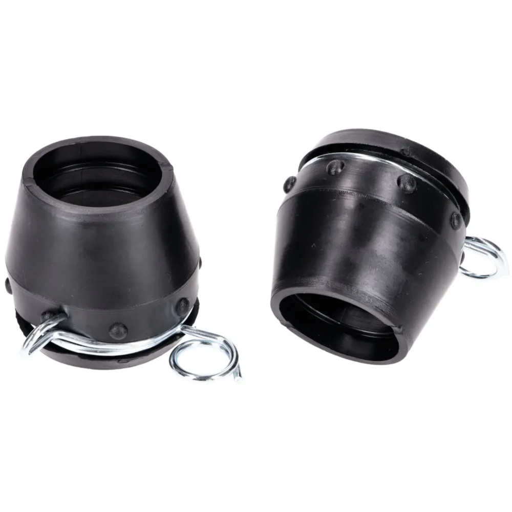 Telegabel Gummis Schwarz 45mm mit Schellen für MBK, Typ 51 M_1