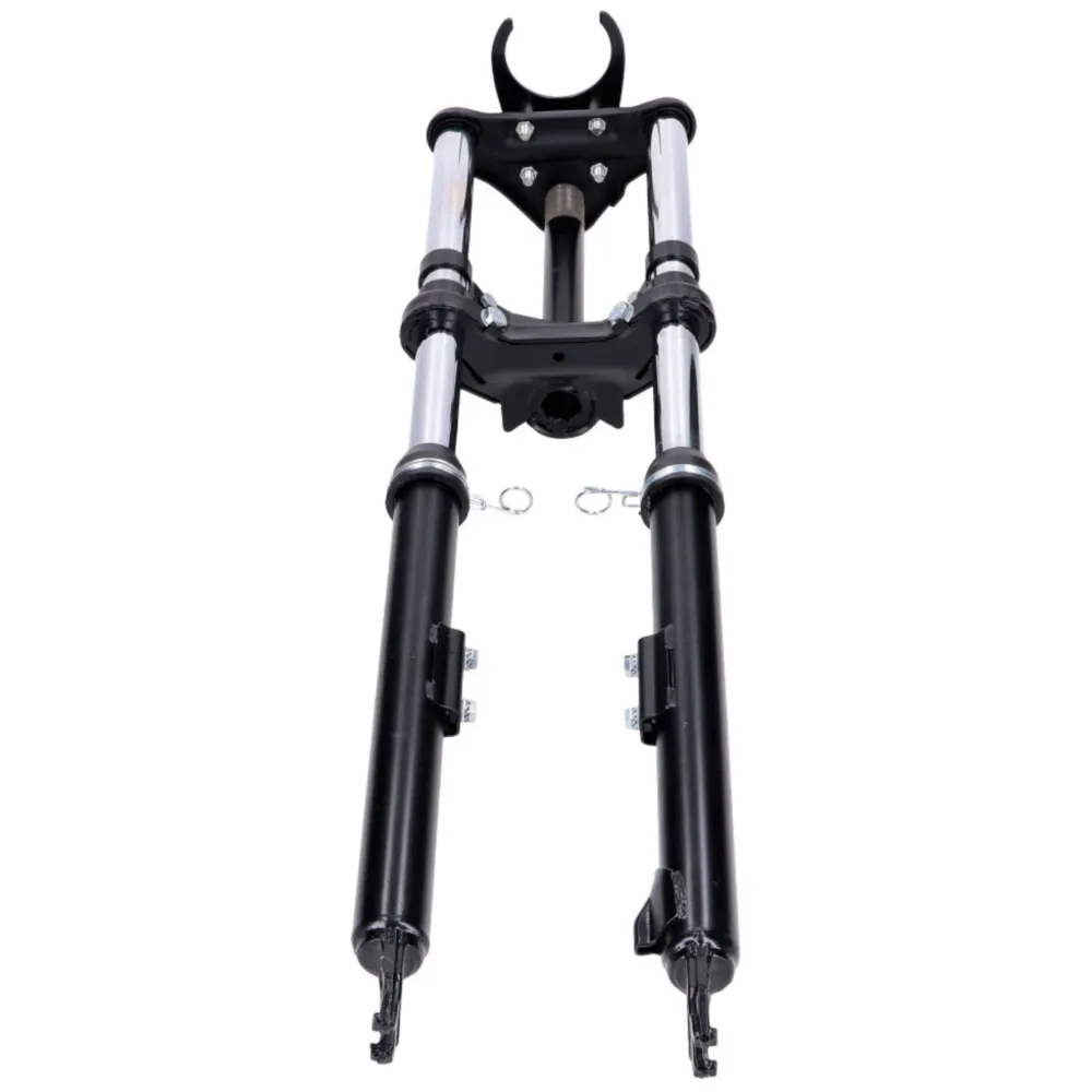 Telegabel schwarz gefedert 650mm mit Schutzblechhalter für P_2