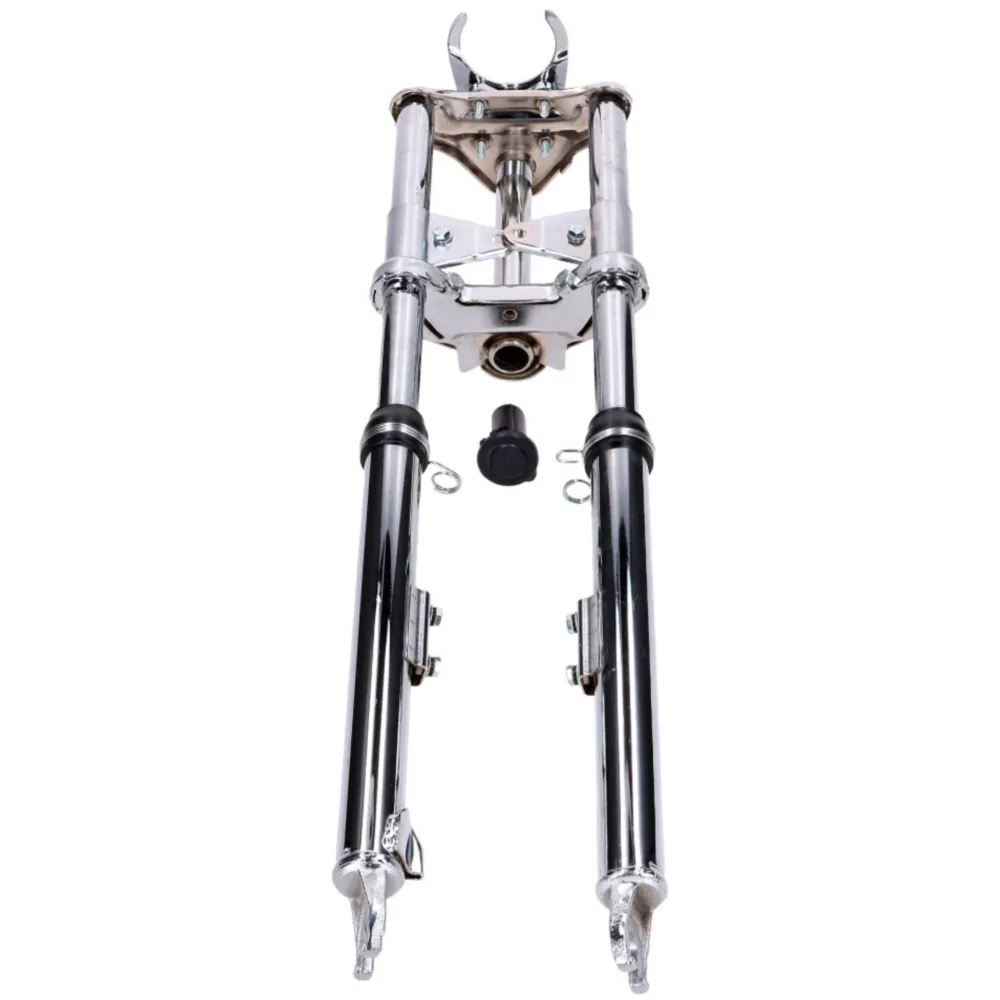 Telegabel Sport Chrom gefedert 650mm mit Schutzblechhalter f_2