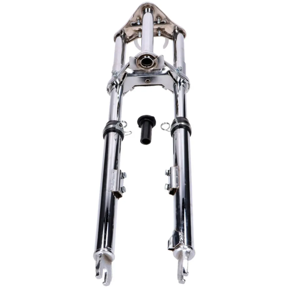 Telegabel Sport Chrom gefedert 650mm mit Schutzblechhalter f_3