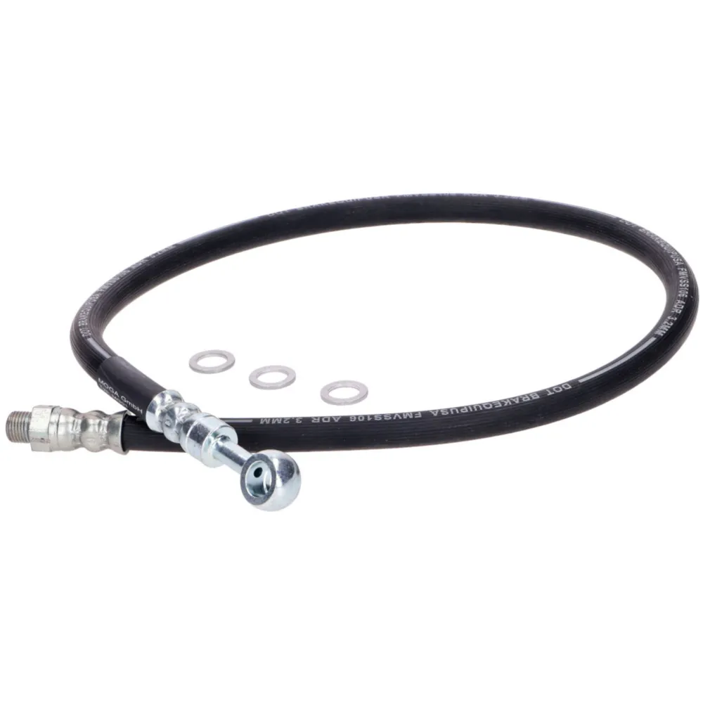 Brake line MOGA 685mm black with sealing washers for Puch, M_1