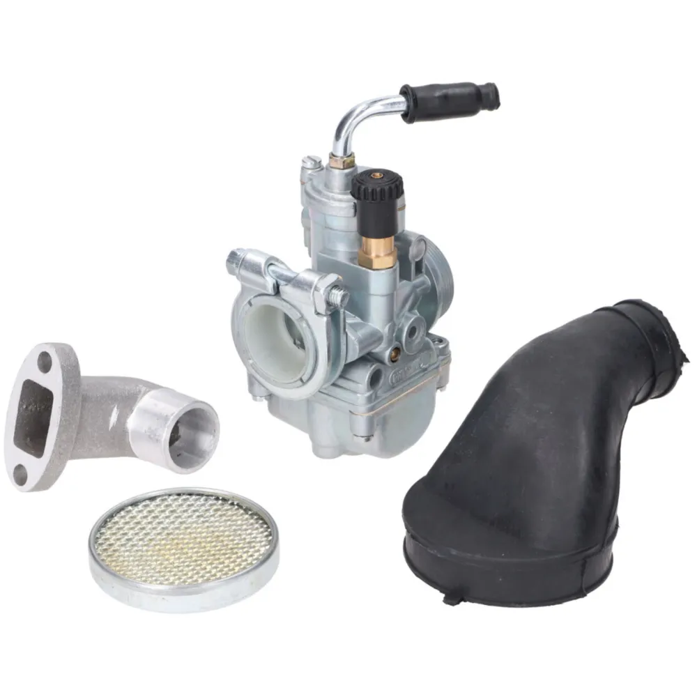 Carburetor 19.5mm tuning set with intake manifold, rubber an_1