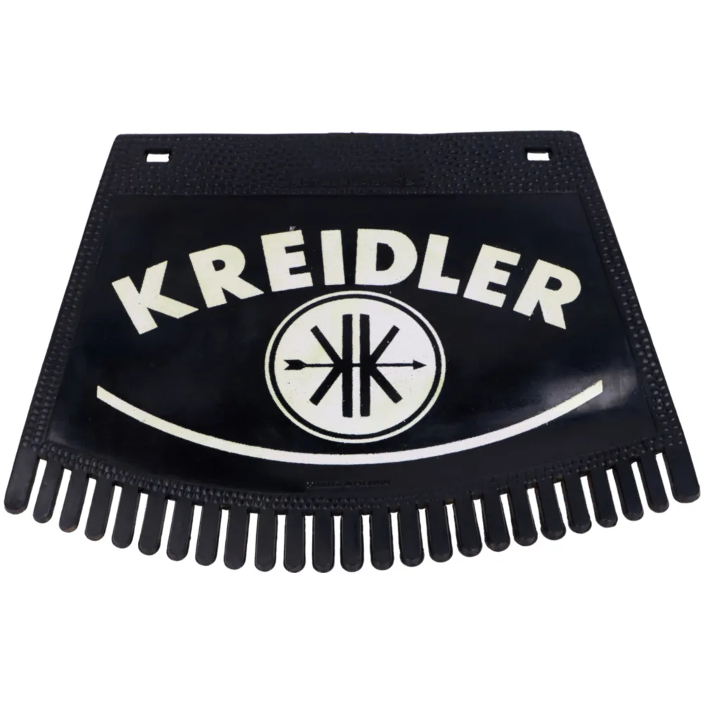Splash guard black with Kreidler logo 180x185mm for Kreidler_2
