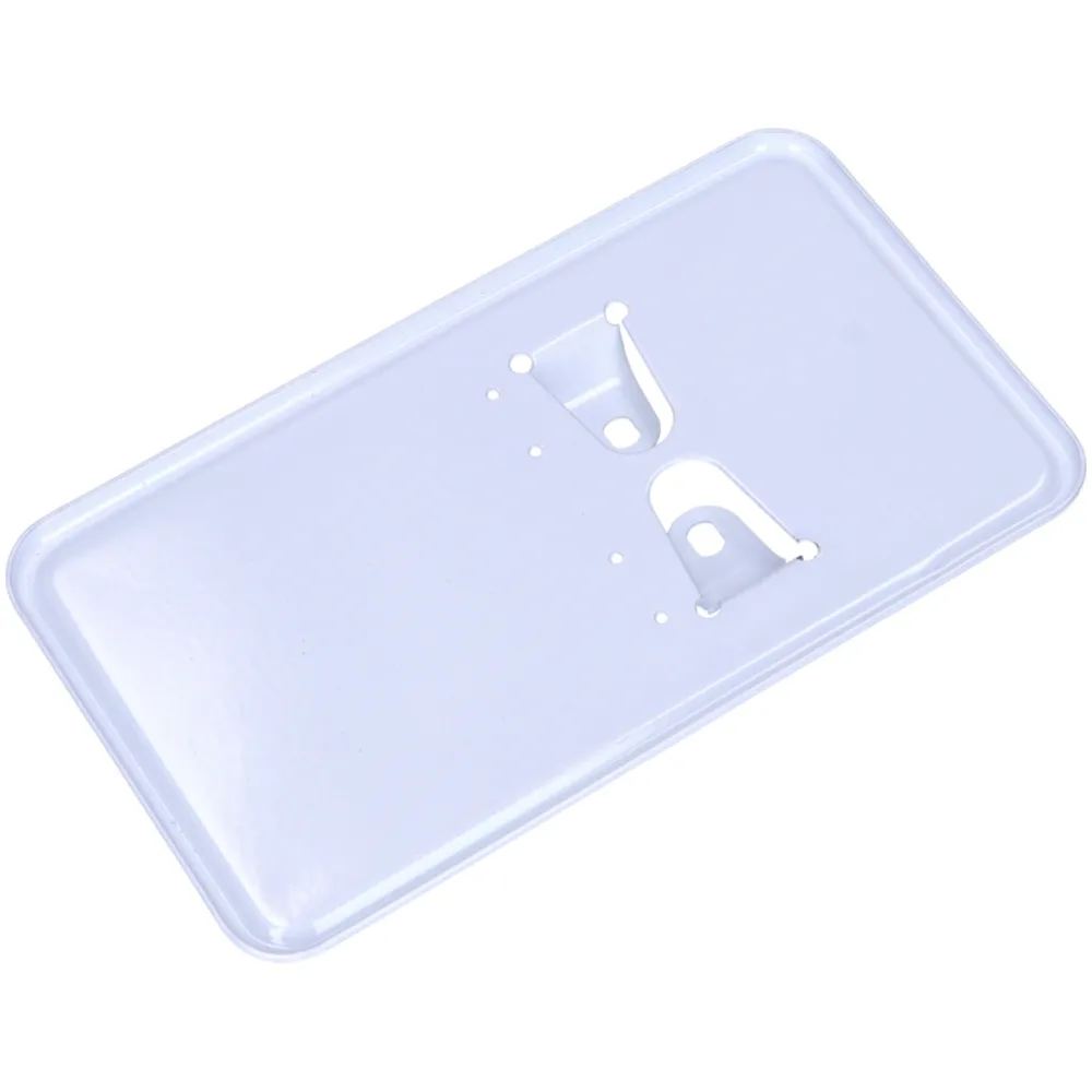 License plate holder Holland metal 100x175 white for Puch Ma_1