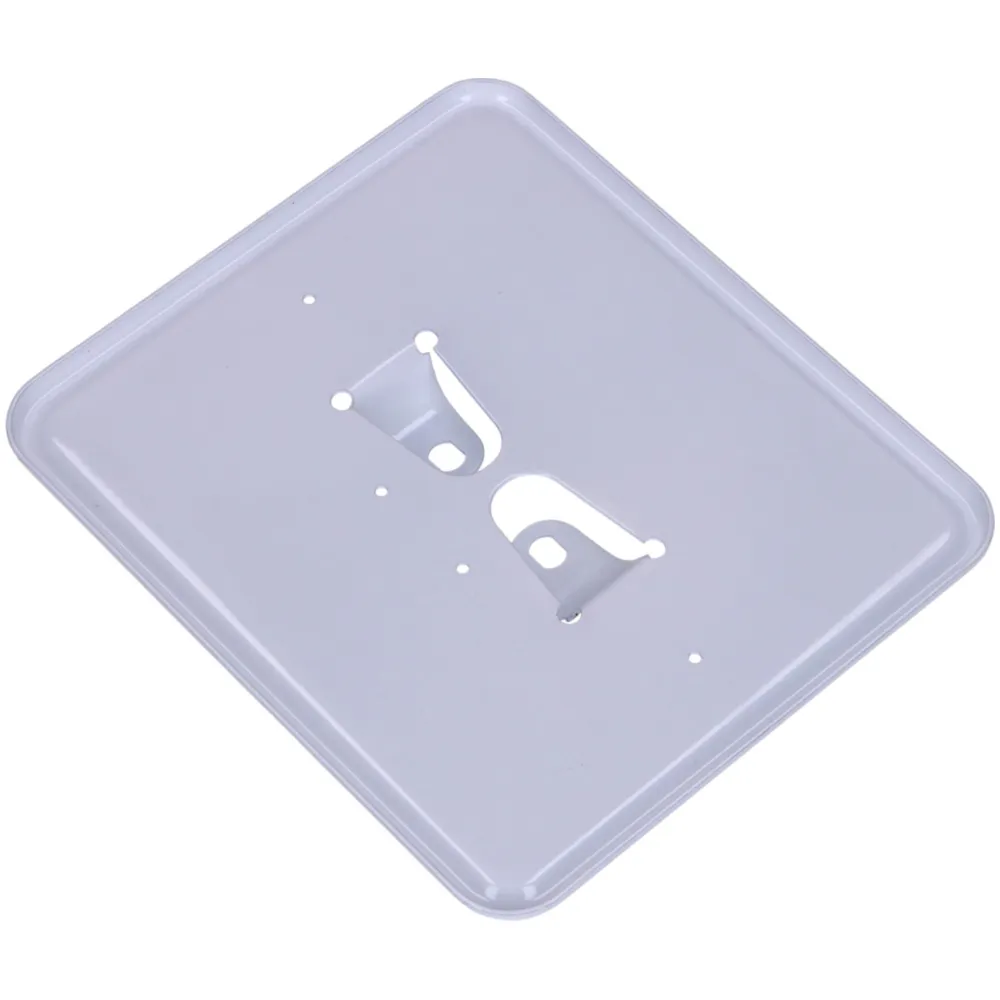 License plate holder metal white 145x125mm for moped, moped,_1