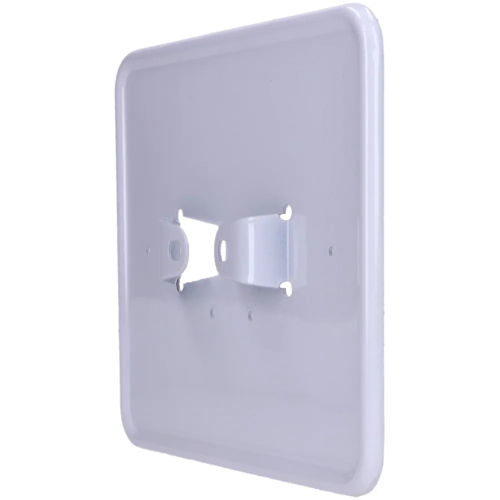 License plate holder metal white 145x125mm for moped, moped,_2