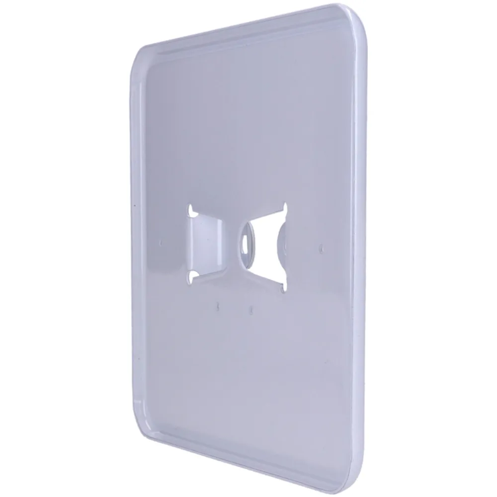 License plate holder metal white 145x125mm for moped, moped,_3