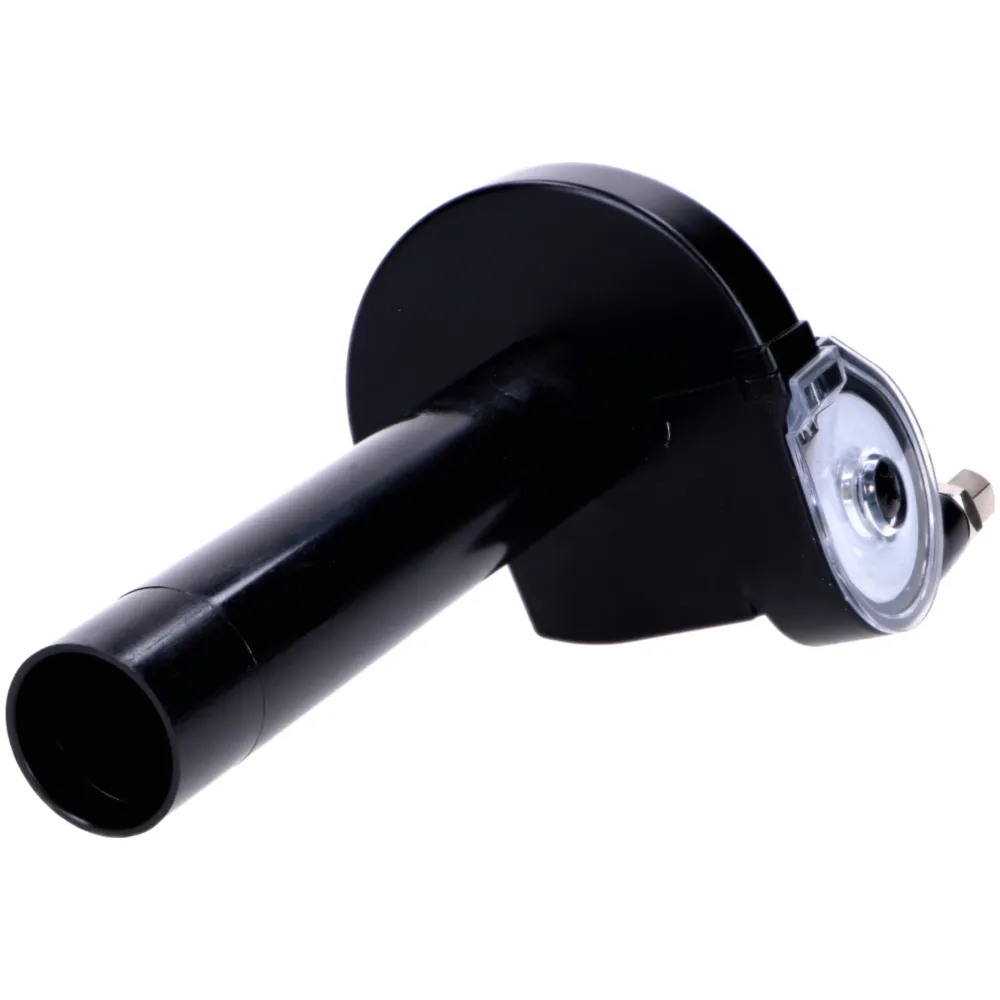Gasgriff Set Kurzhub mit Griffgummis Aluminium schwarz MG000_3