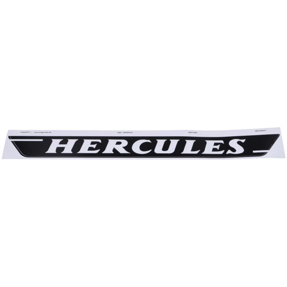 Sticker set tank decor lettering for Hercules M 4, M 5, Prim_1