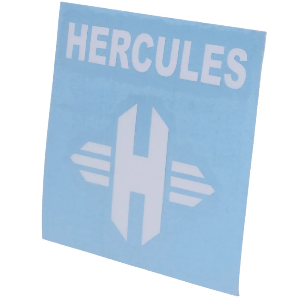 Sticker lettering frame decor white for Hercules Prima M, Op_1
