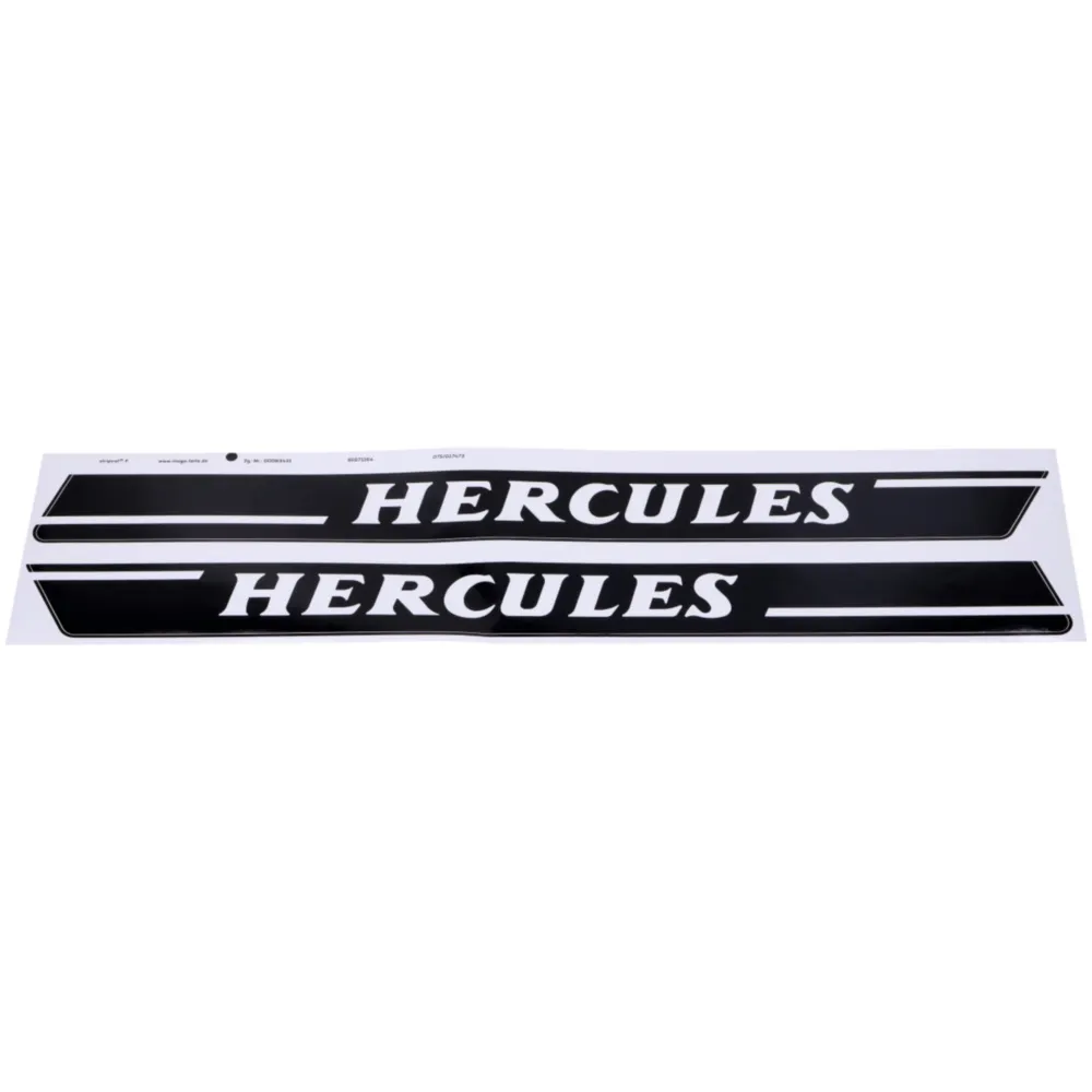 Schriftzug Folie / Aufkleber Satz Tank für Hercules K 50, 12_1