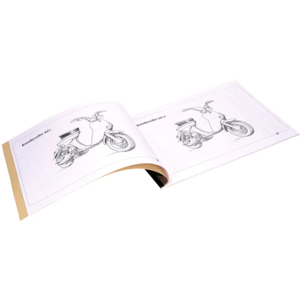 Ersatzteilliste Katalog für Innocenti Lambretta 50 C CL MG00_1