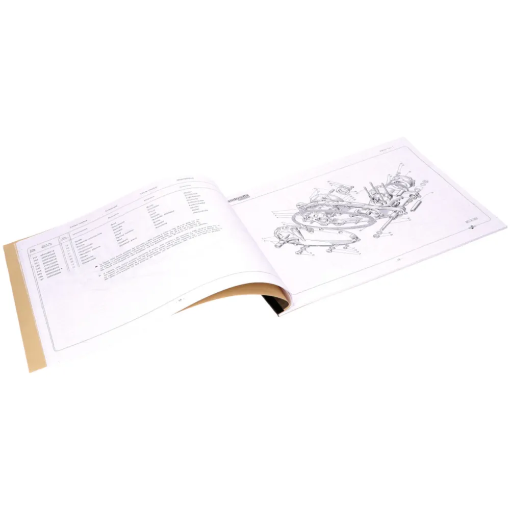 Ersatzteilliste Katalog für Innocenti Lambretta 50 C CL MG00_2