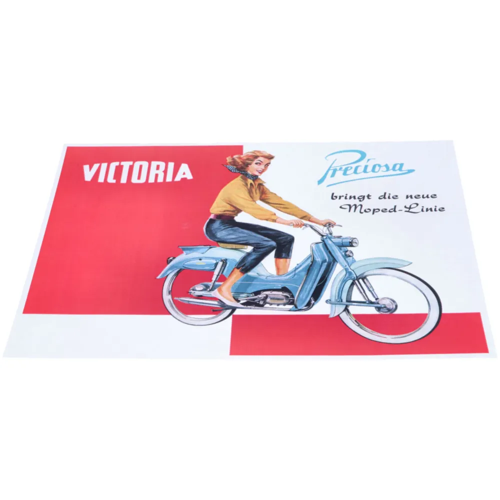 Advertising poster Preciosa 50s for Victoria moped MG0008645_1