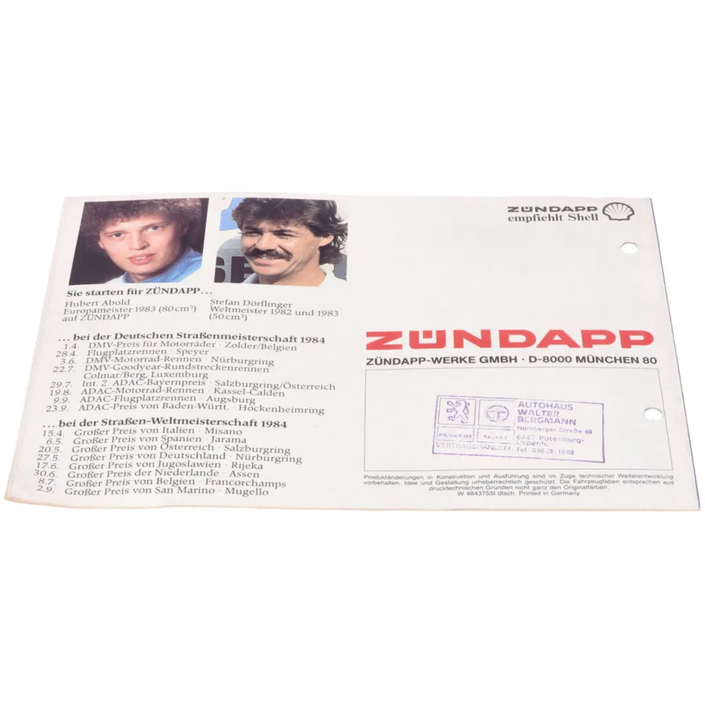 Original Flyer/Prospekt A5 in Deutsch ERSTE KLASSE FAHREN fü_2