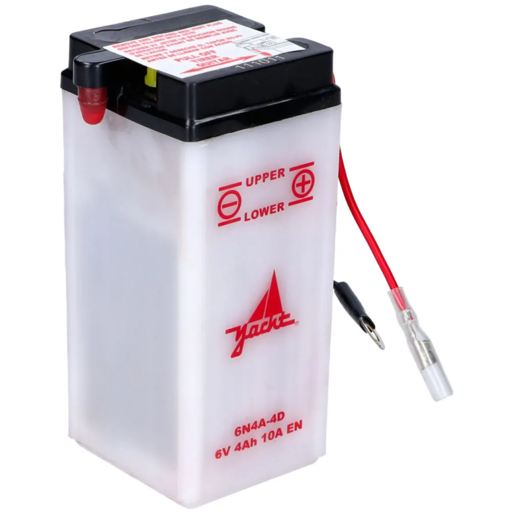 Battery 6Volt 6 Volt 4 Ah for Yamaha DT 50 M Type 2M4, FS 80_1