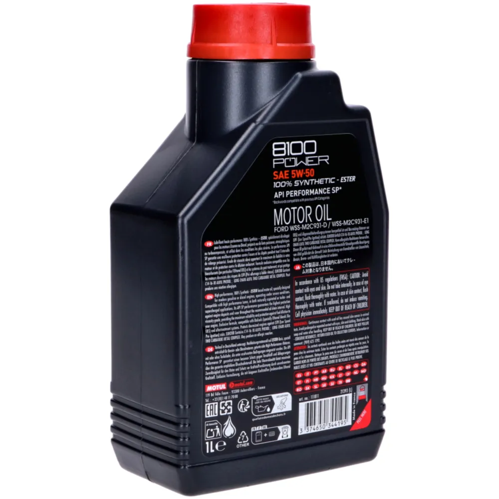 4-Takt Motorenöl Motul 4T 8100 5W50 1 Liter MOT111811_2