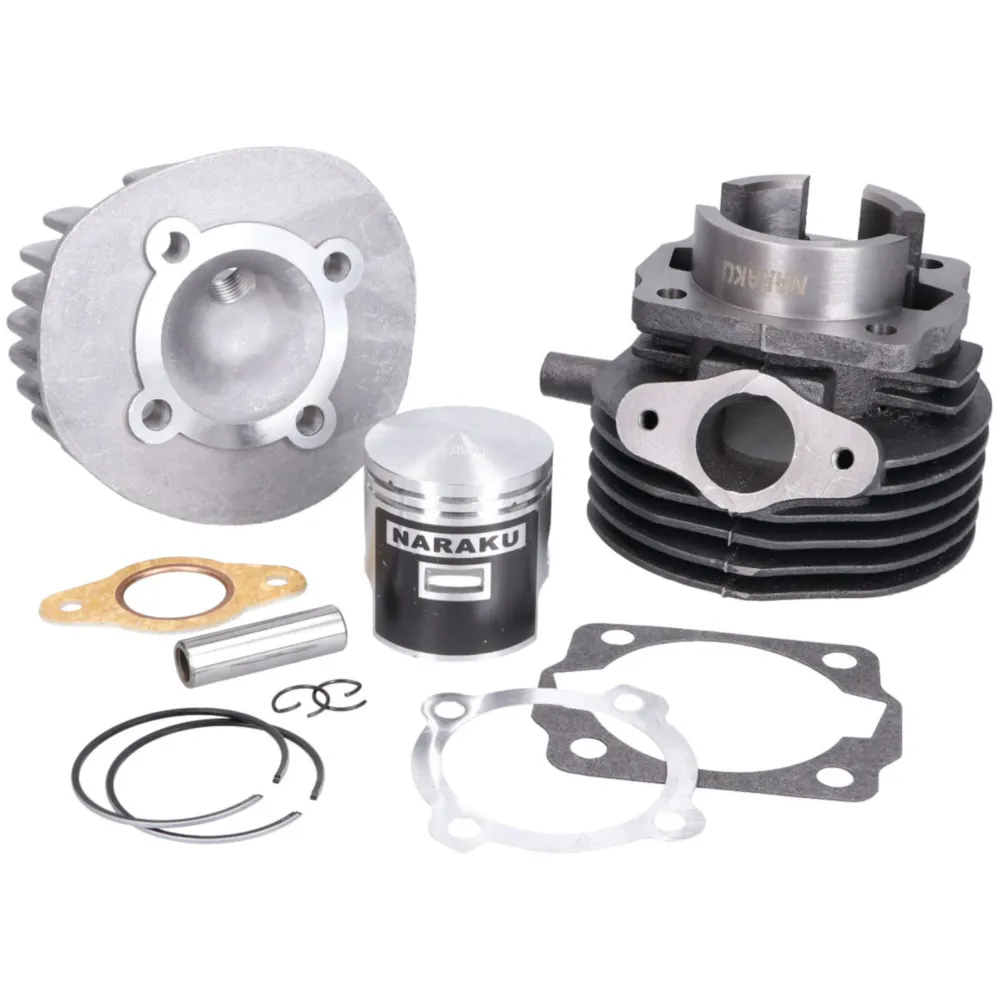 cylinder kit Naraku 75cc 47mm w/ cylinder head for Vespa V50_1