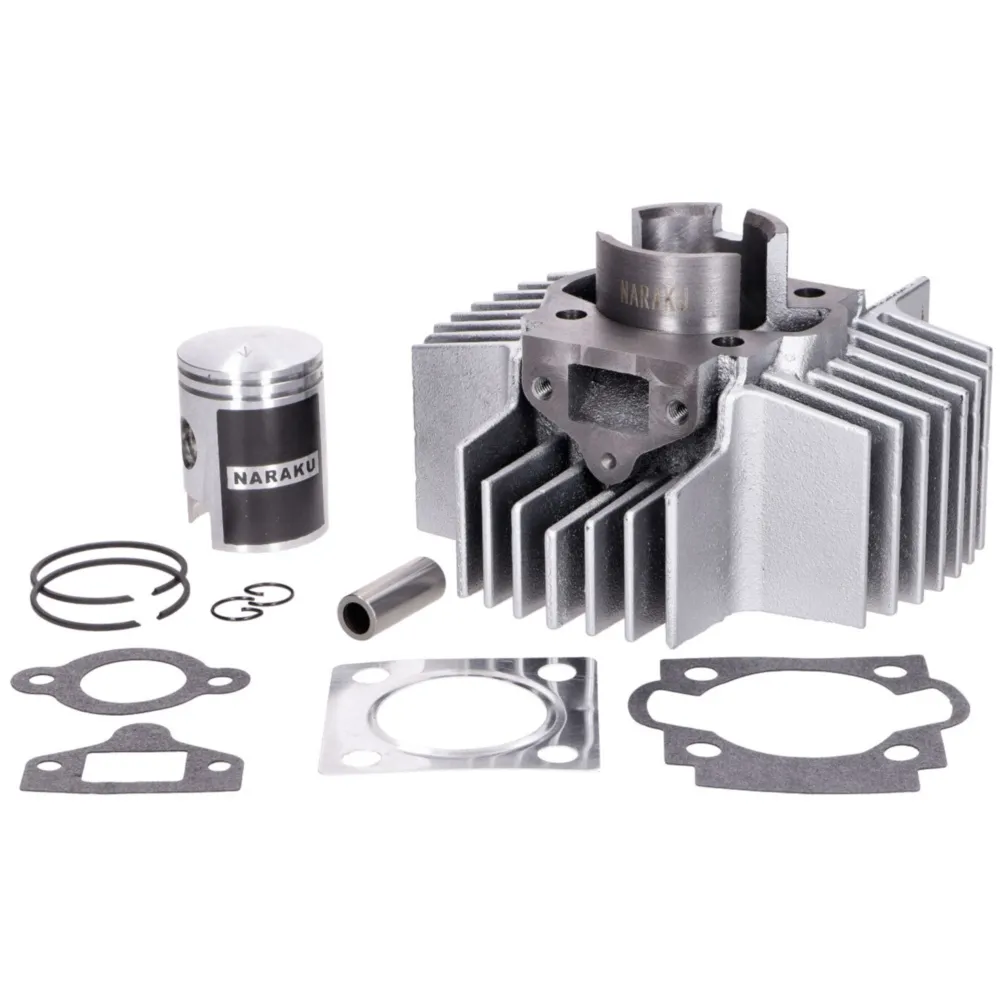 Zylinderkit Naraku 50ccm 38mm lange Kühlrippen für Puch Maxi_1
