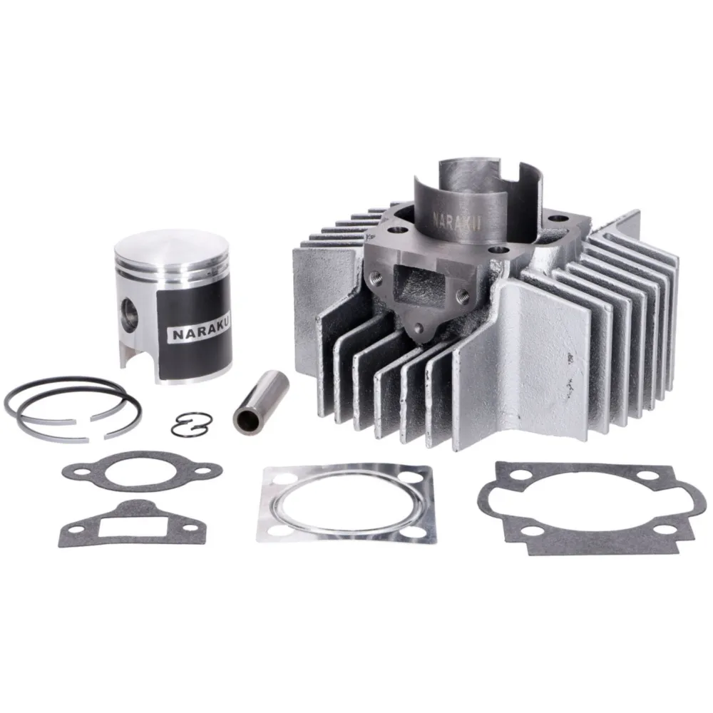 cylinder kit Naraku 70cc 45mm long cooling fin type for Puch_1