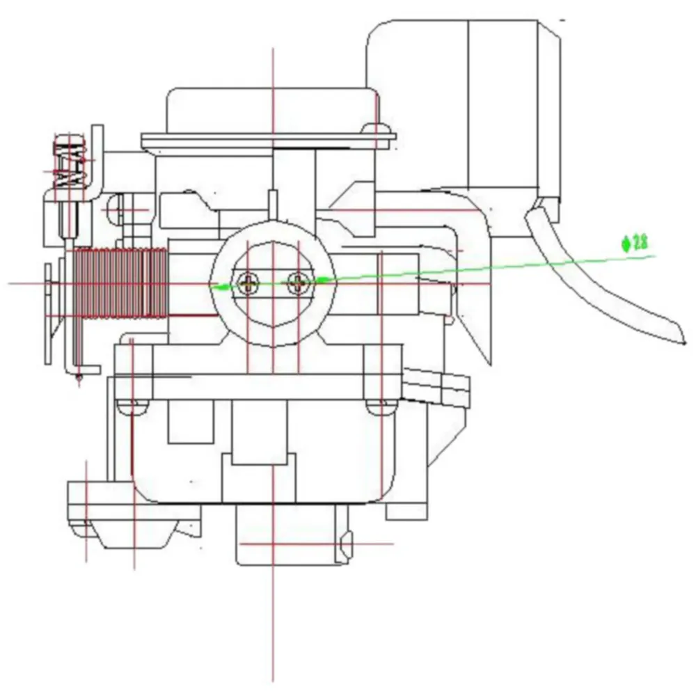 carburetor Naraku V.3 18,5mm for 50-90cc 4-stroke 139QMB/A N_2