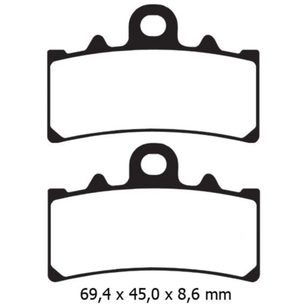 brake pads Naraku sintered, front for KTM Duke, RC 125, 200,_1