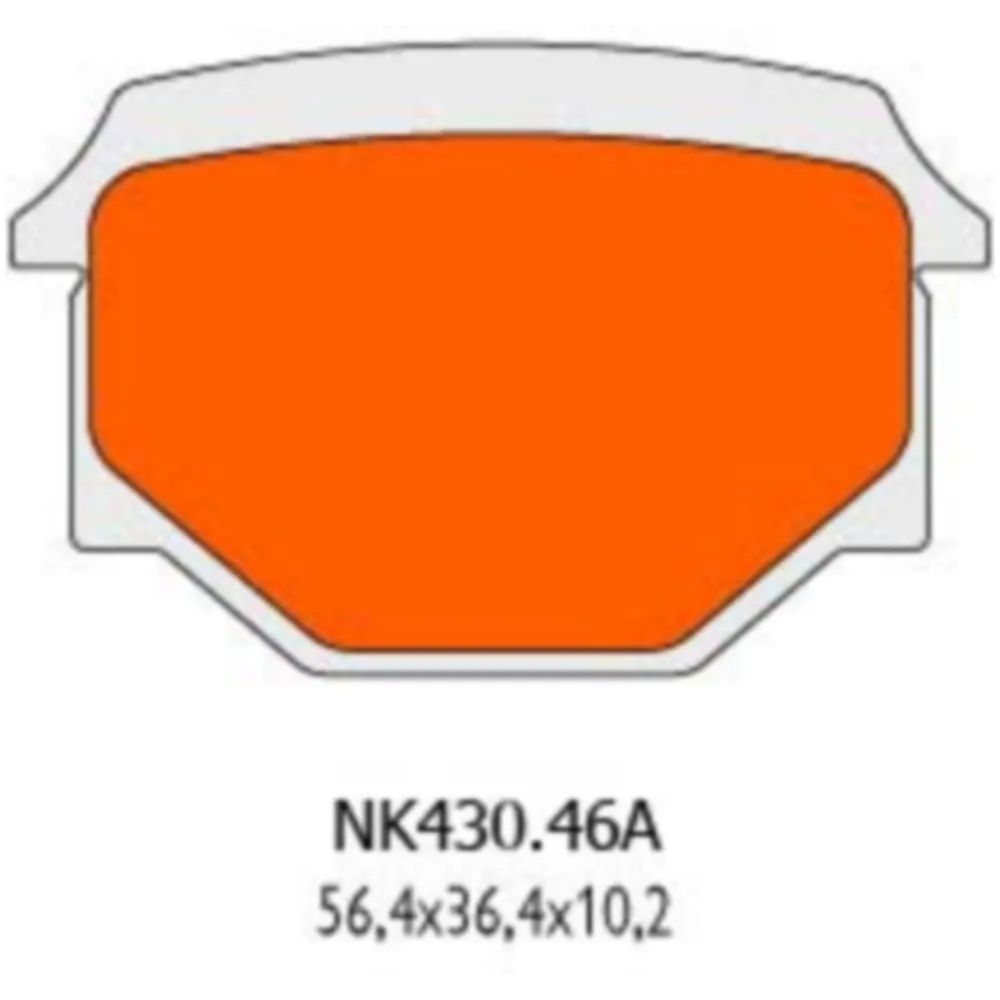 brake pads Naraku organic for Aprilia RS4, Derbi GPR, Motorh_1