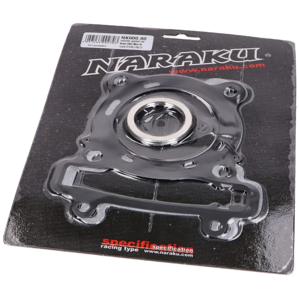 cylinder gasket set Naraku 200cc 66mm for Yamaha X-Max, YZF,_1