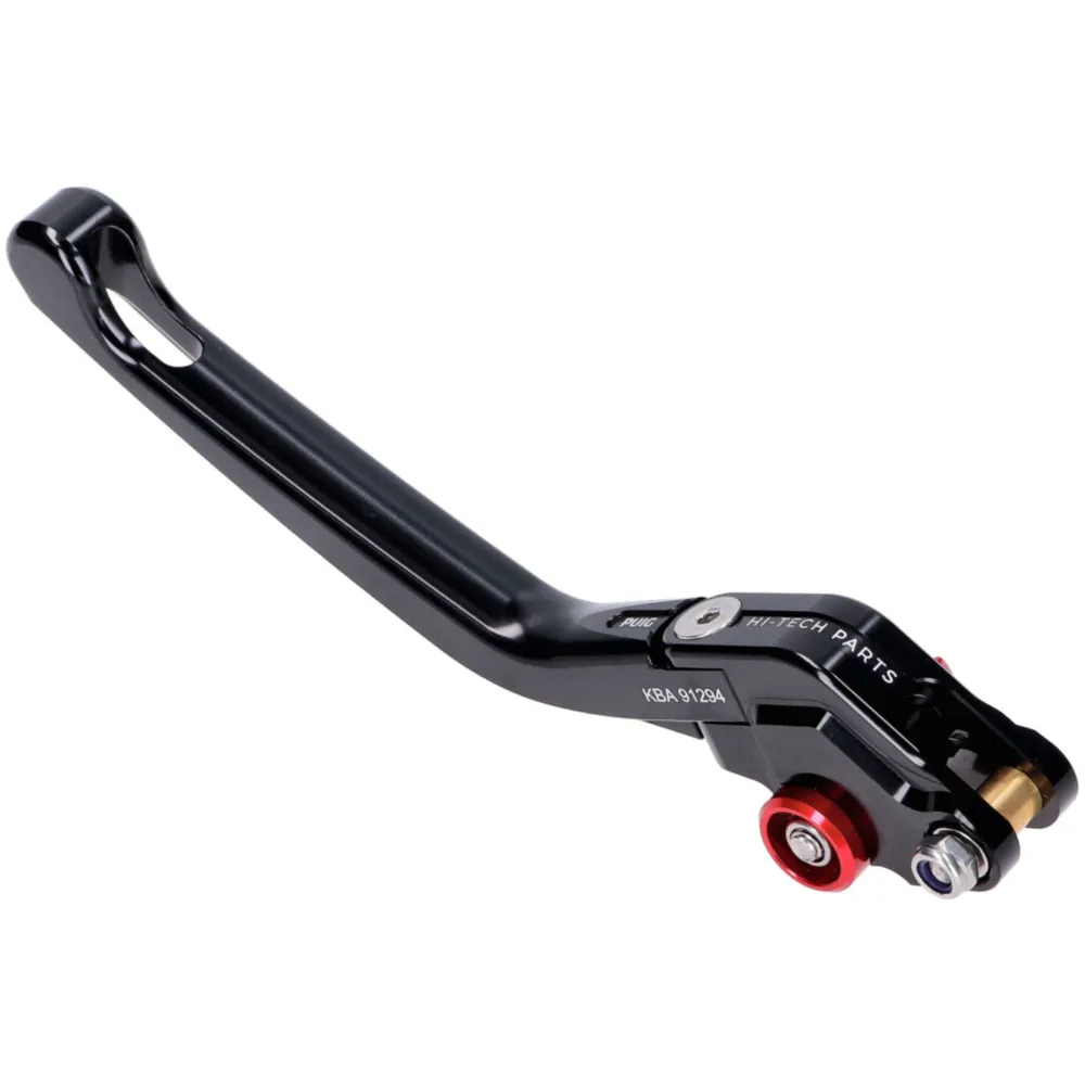 front brake lever Puig 3.0 adjustable, folding - black red P_1