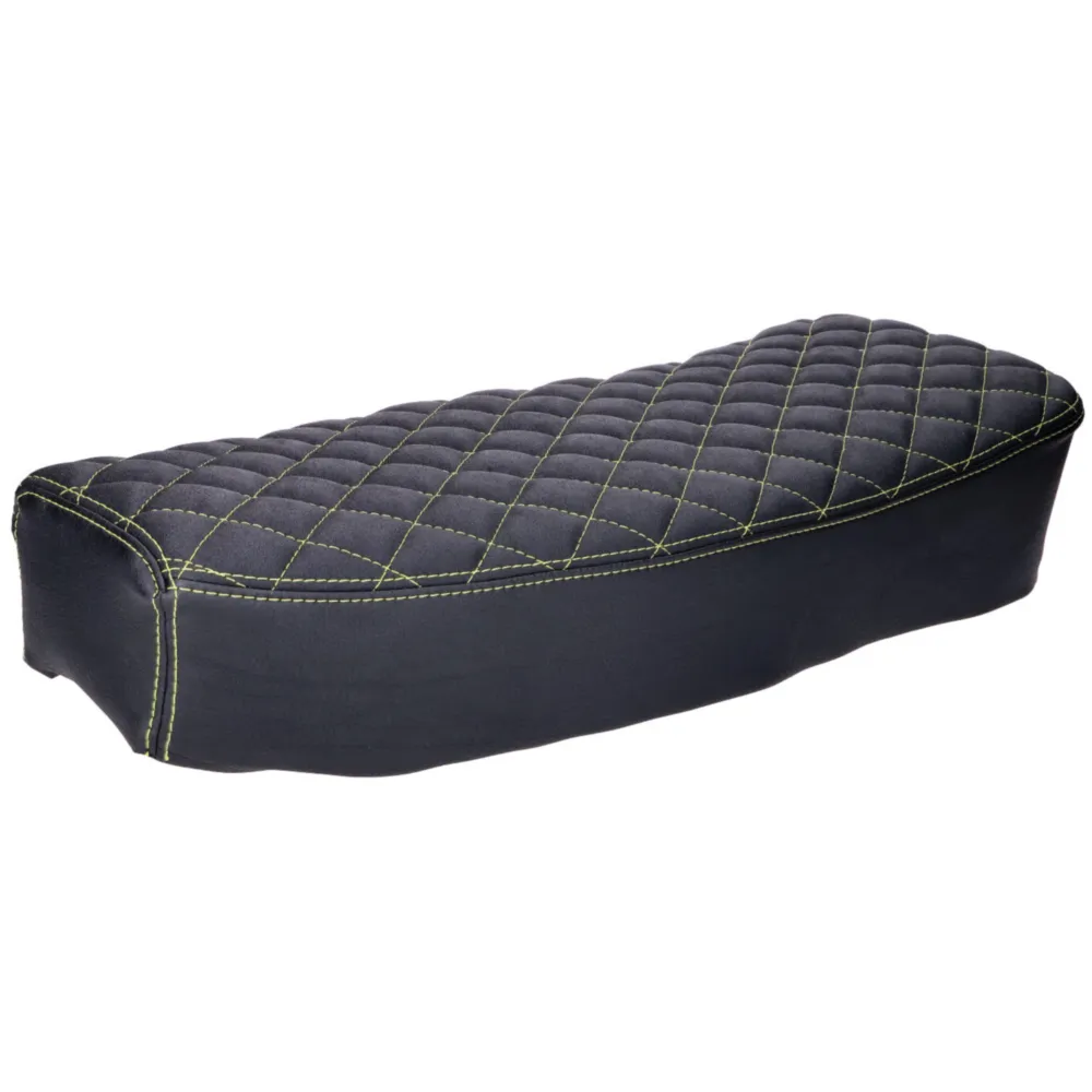 seat kit Schmitt diamond quilted, black / yellow for Simson _1
