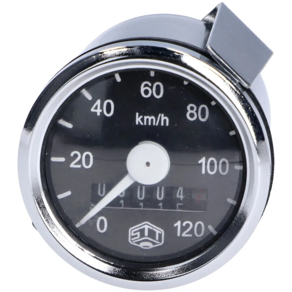 speedometer Schmitt 120km/h round shape 48mm for Simson, MZ _2
