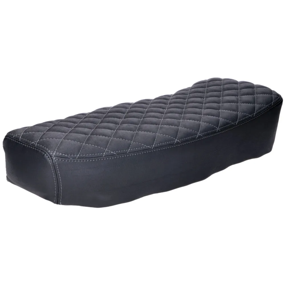 seat kit Schmitt diamond quilted, black / grey for Simson S5_1