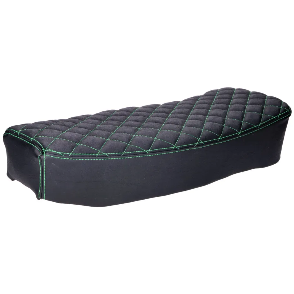 seat kit Schmitt diamond quilted, black / green for Simson S_1