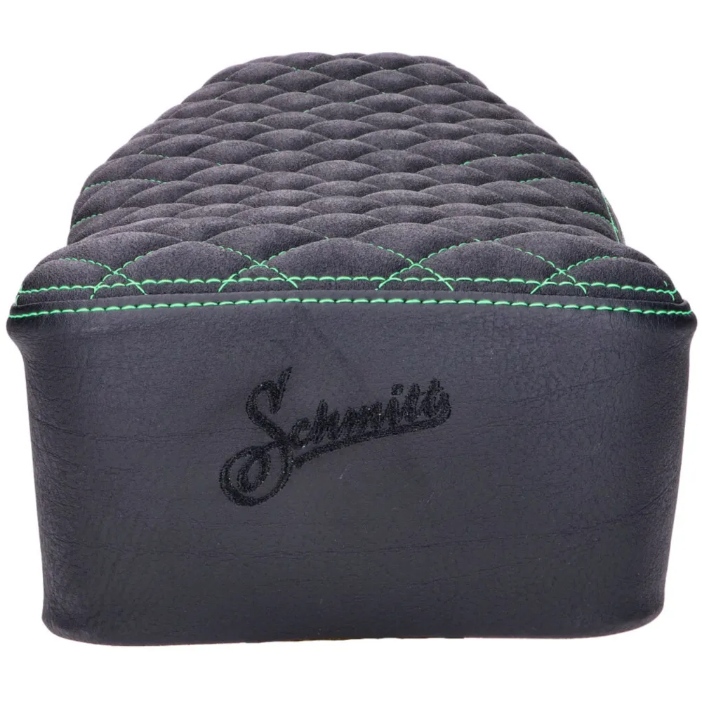 seat kit Schmitt diamond quilted, black / green for Simson S_2
