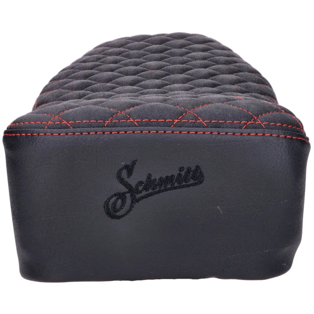 seat kit Schmitt diamond quilted, black / red for Simson S50_2