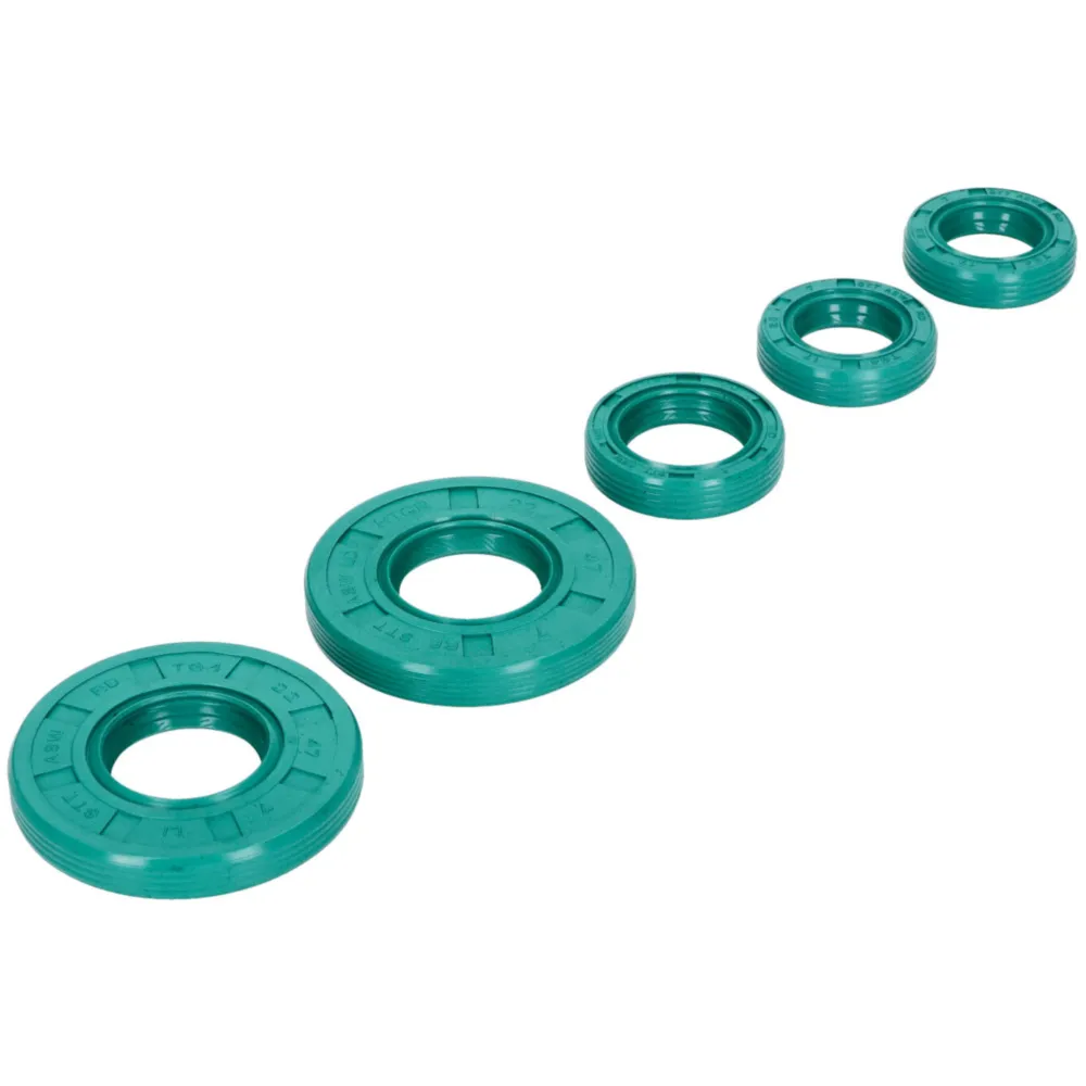 Wellendichtringsatz Schmitt Evolution FKM grün mit Drallrich_2