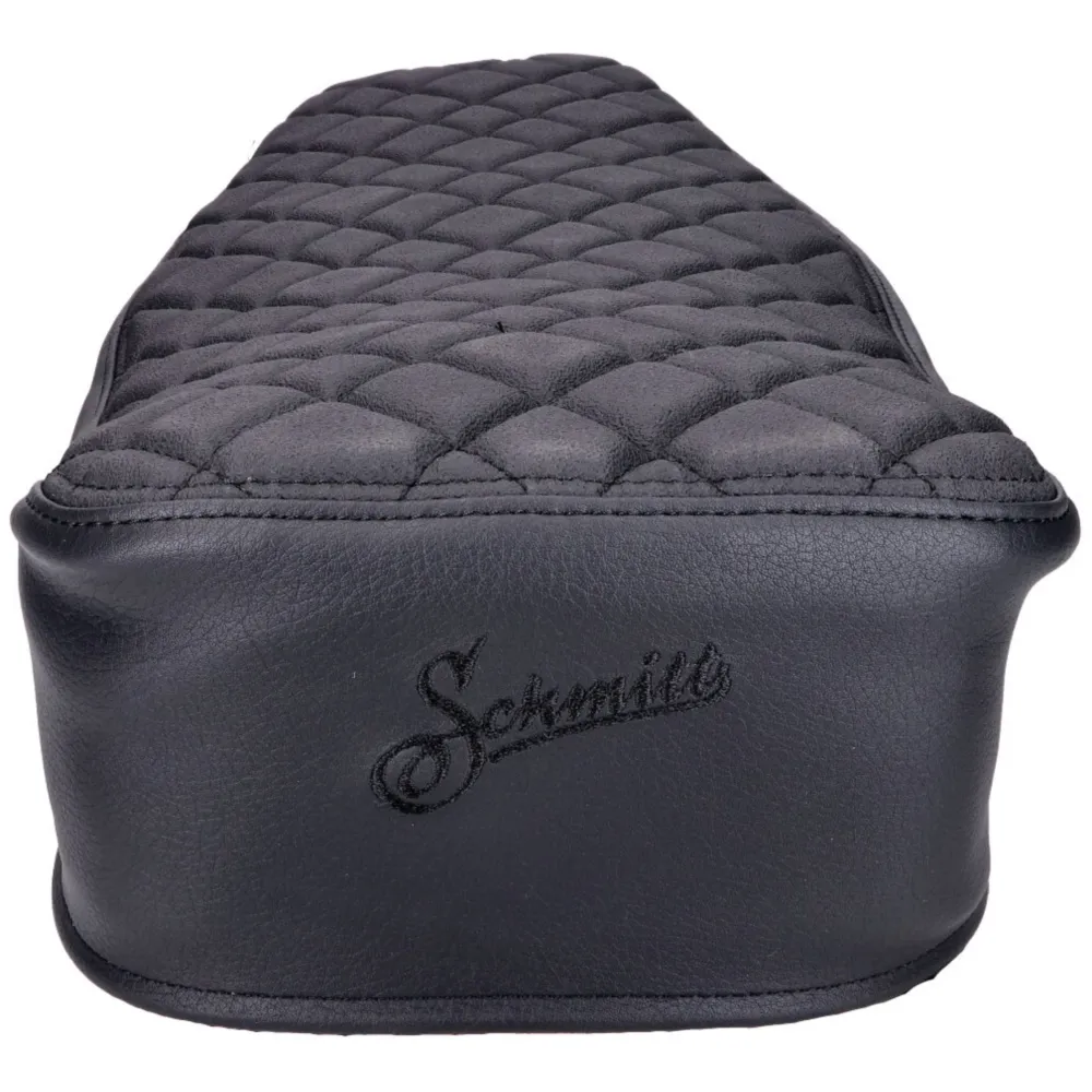 Seat kit Schmitt Raute quilted, black / black for Simson S50_2