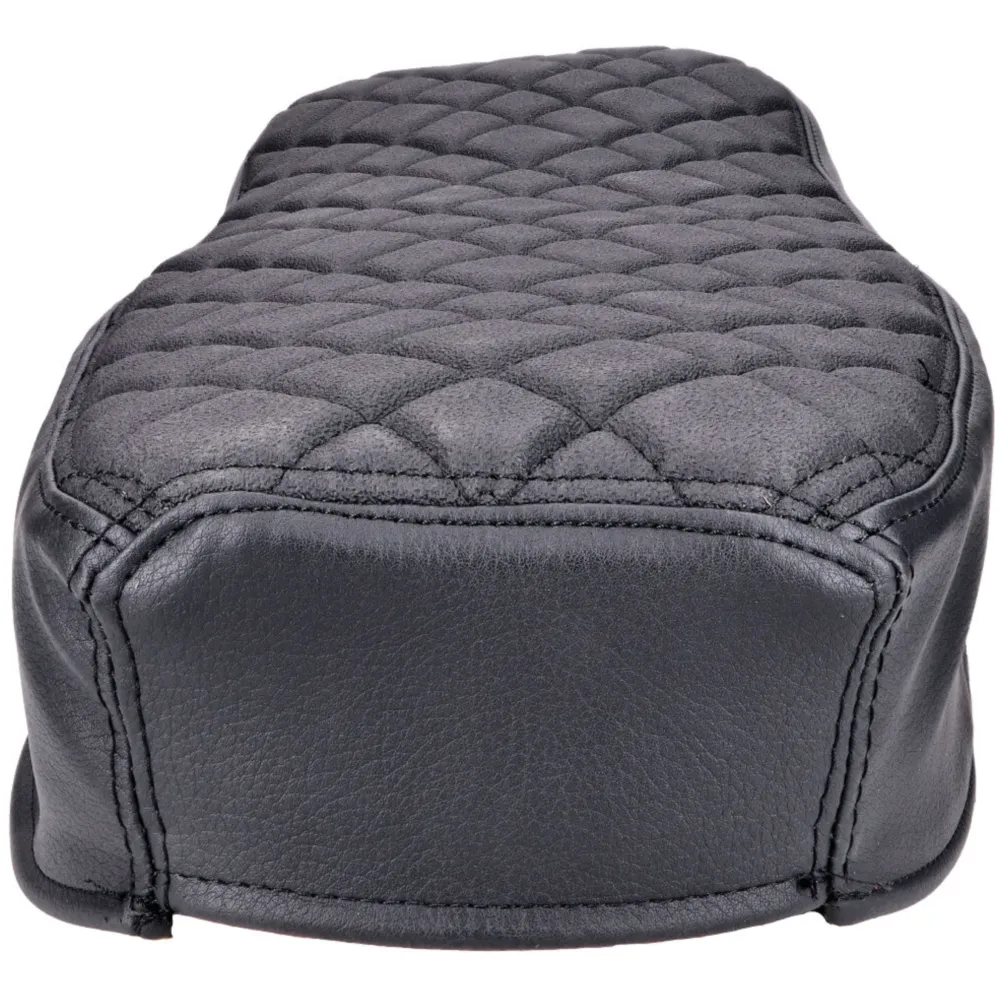 Seat cover Schmitt Raute quilted, black / black for Simson S_3