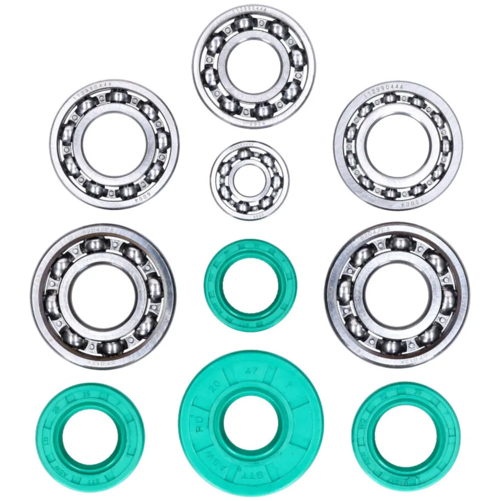 Kugellager Set Schmitt Evolution Metallkäfig C3 FKM grün mit_1