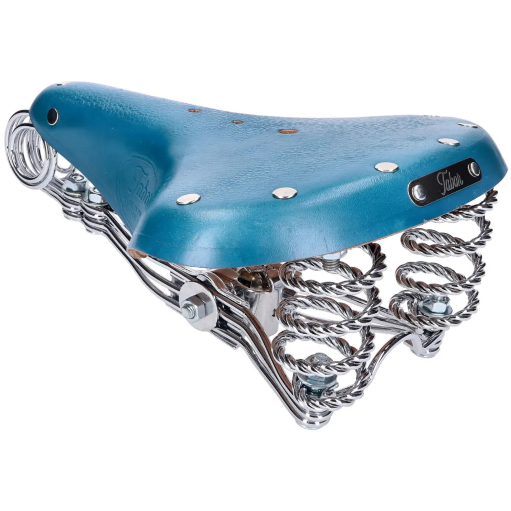 saddle / seat Tabor 240 Classic barrel spring - sky blue TB4_1