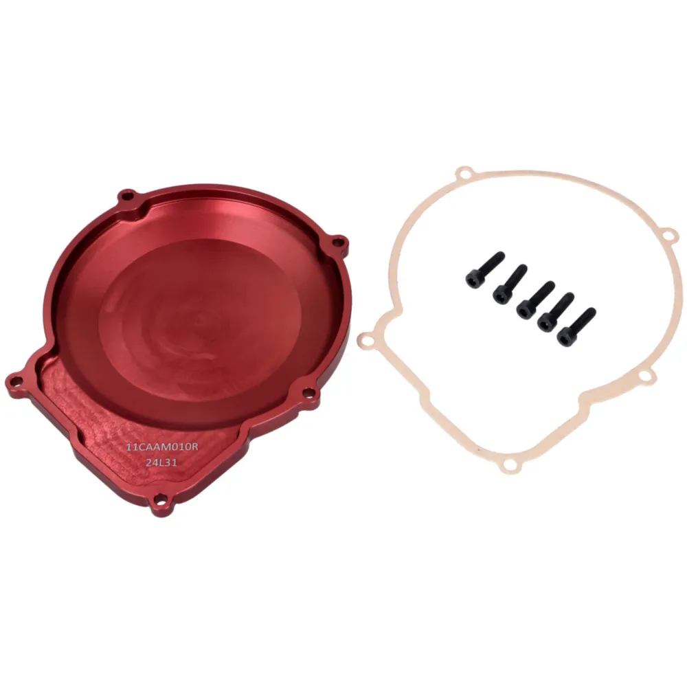 Cover TPR Factory ignition cover on engine housing red for M_1