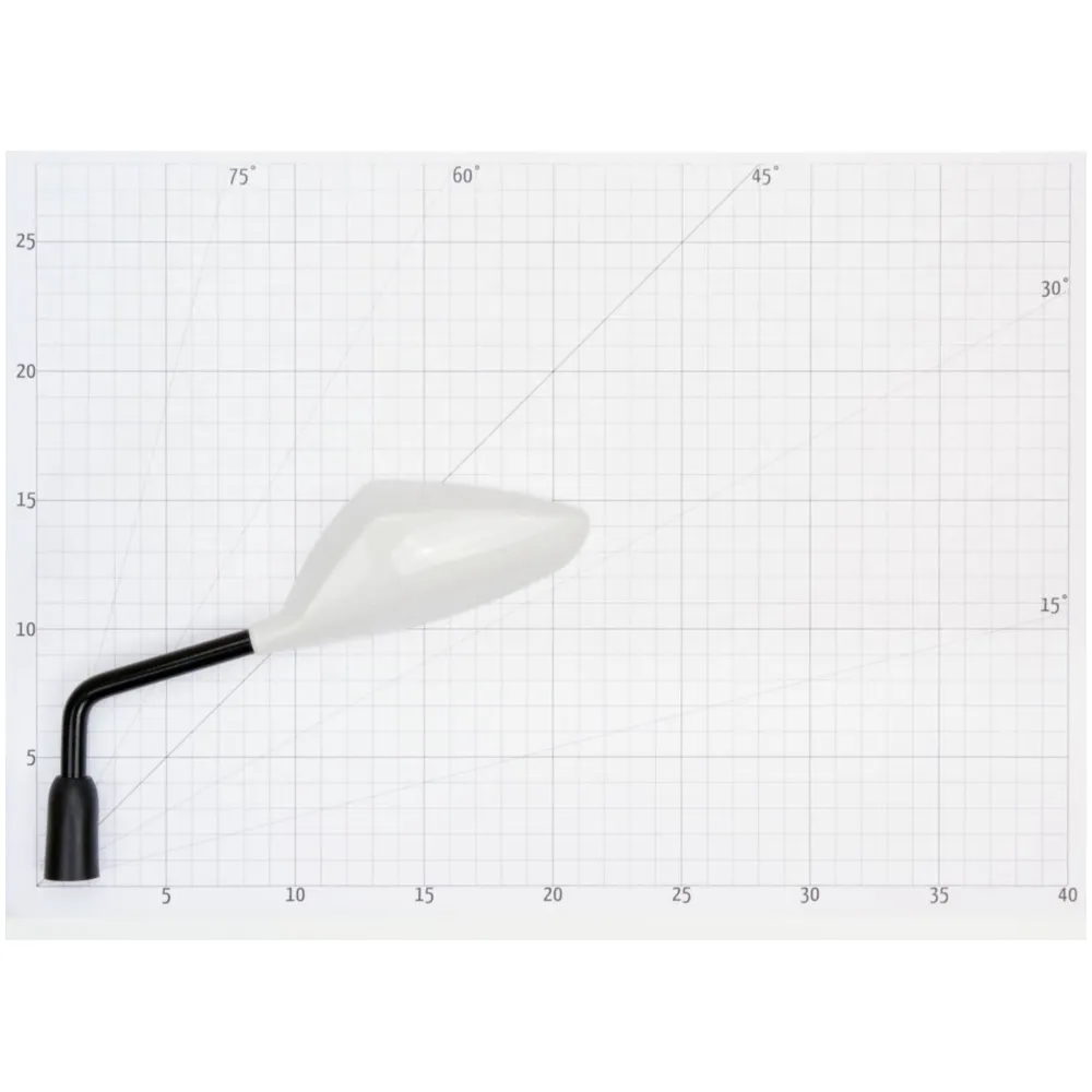 Spiegel Sport links M8 / M10 Triangel weiß VC18630_1
