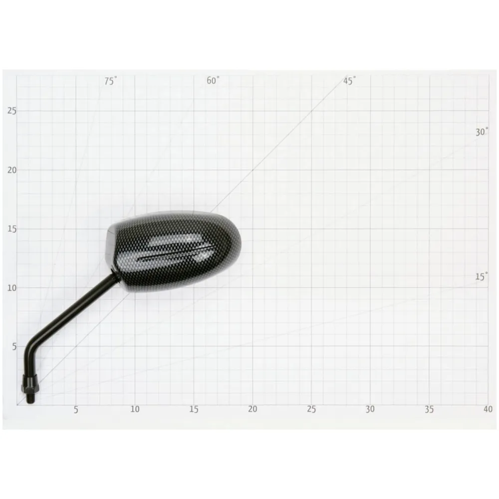 Spiegel F1 Round Style links M10 Carbon-Look VC18632_1