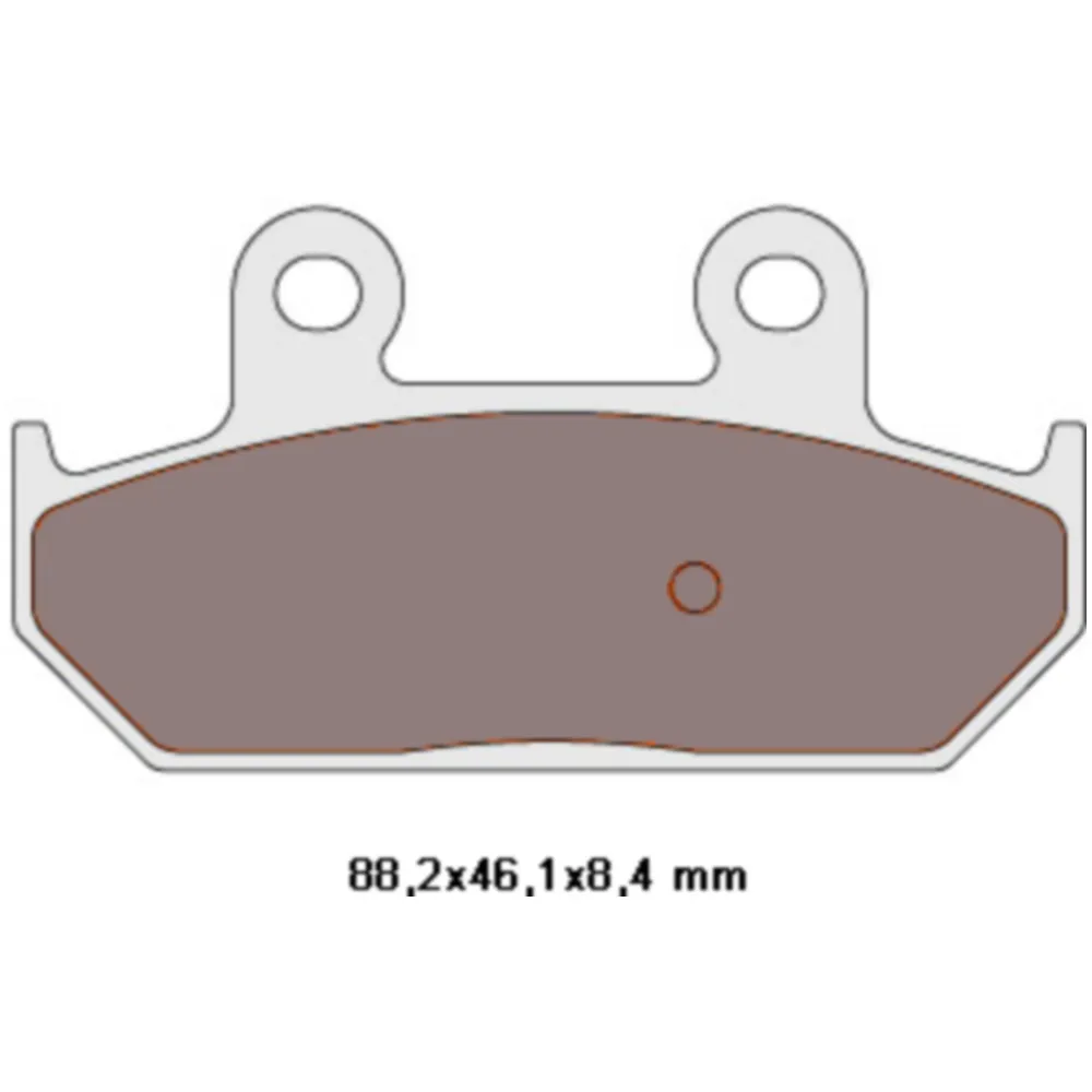 brake pads organic for Suzuki AN 250, 400, 650 VC25010_1
