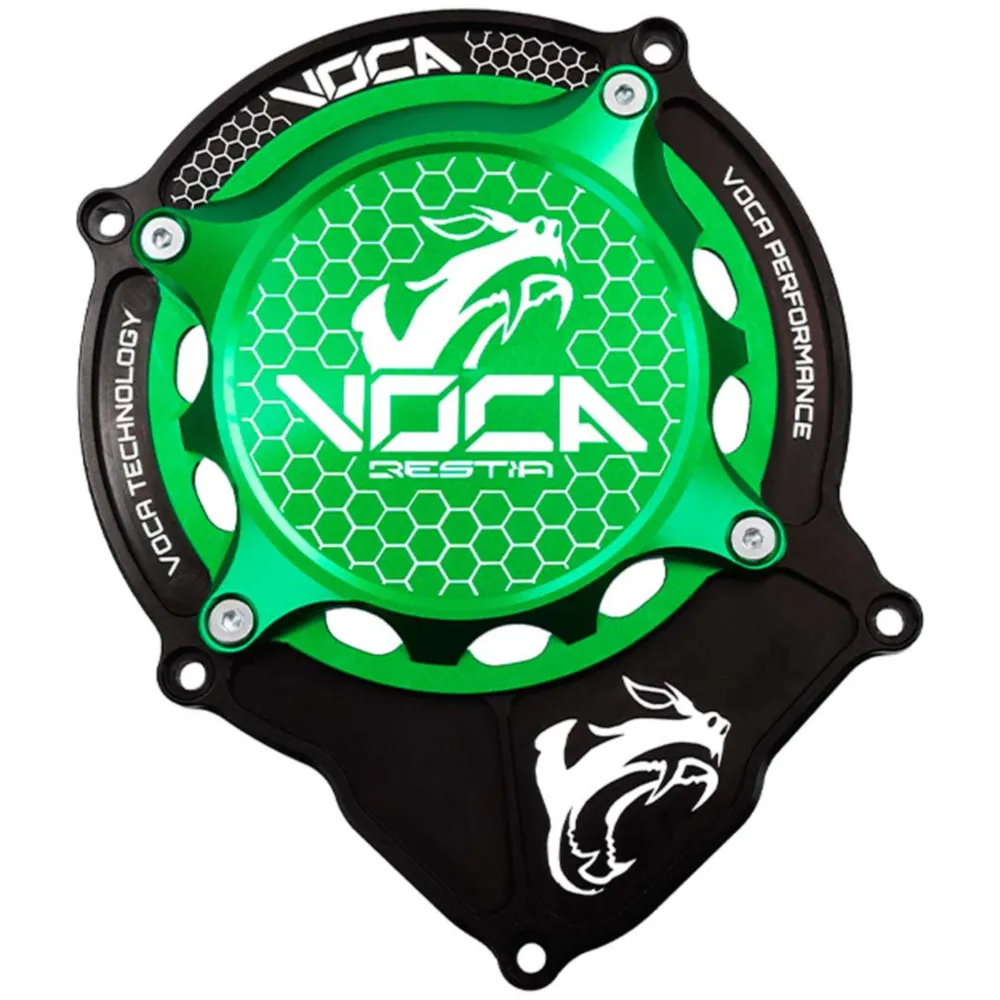 Ignition cover Voca CNC green for Minarelli AM6 VCR-RD10188C_1